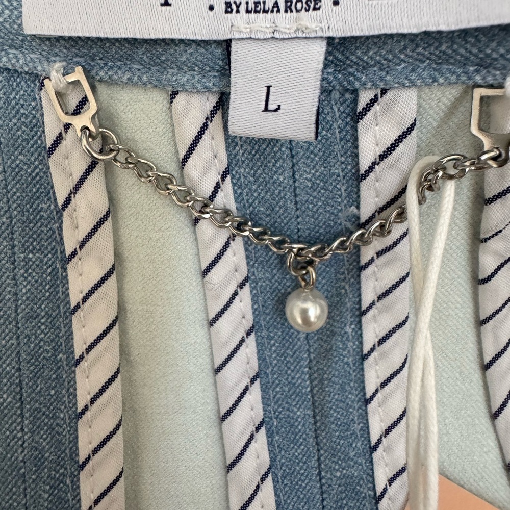 Pearl by Leila Rose Women's Blue Denim Jacket - Picture 12 of 14